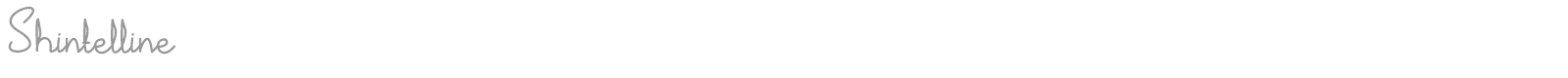 Shintelline font preview